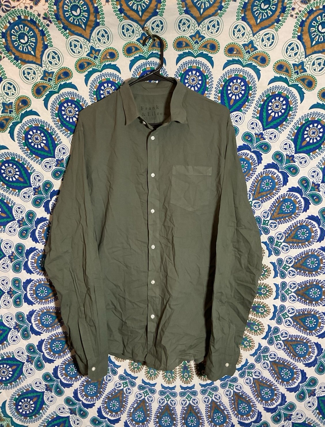 Frank & Eileen Button Famous Denim Down Shirt
