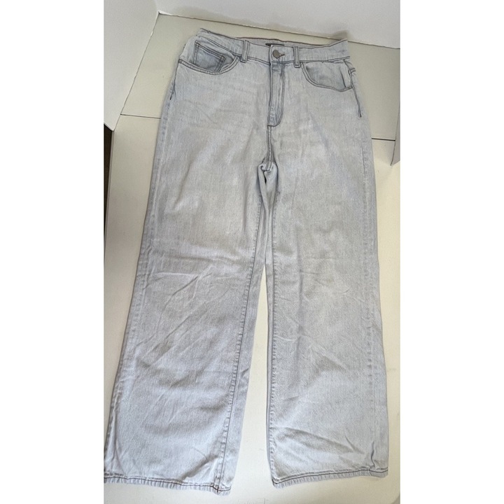 DL 1961 Jeans Size 28 Hepburn Wide Leg High Rise Vintage 31 Sea Salt Light Wash