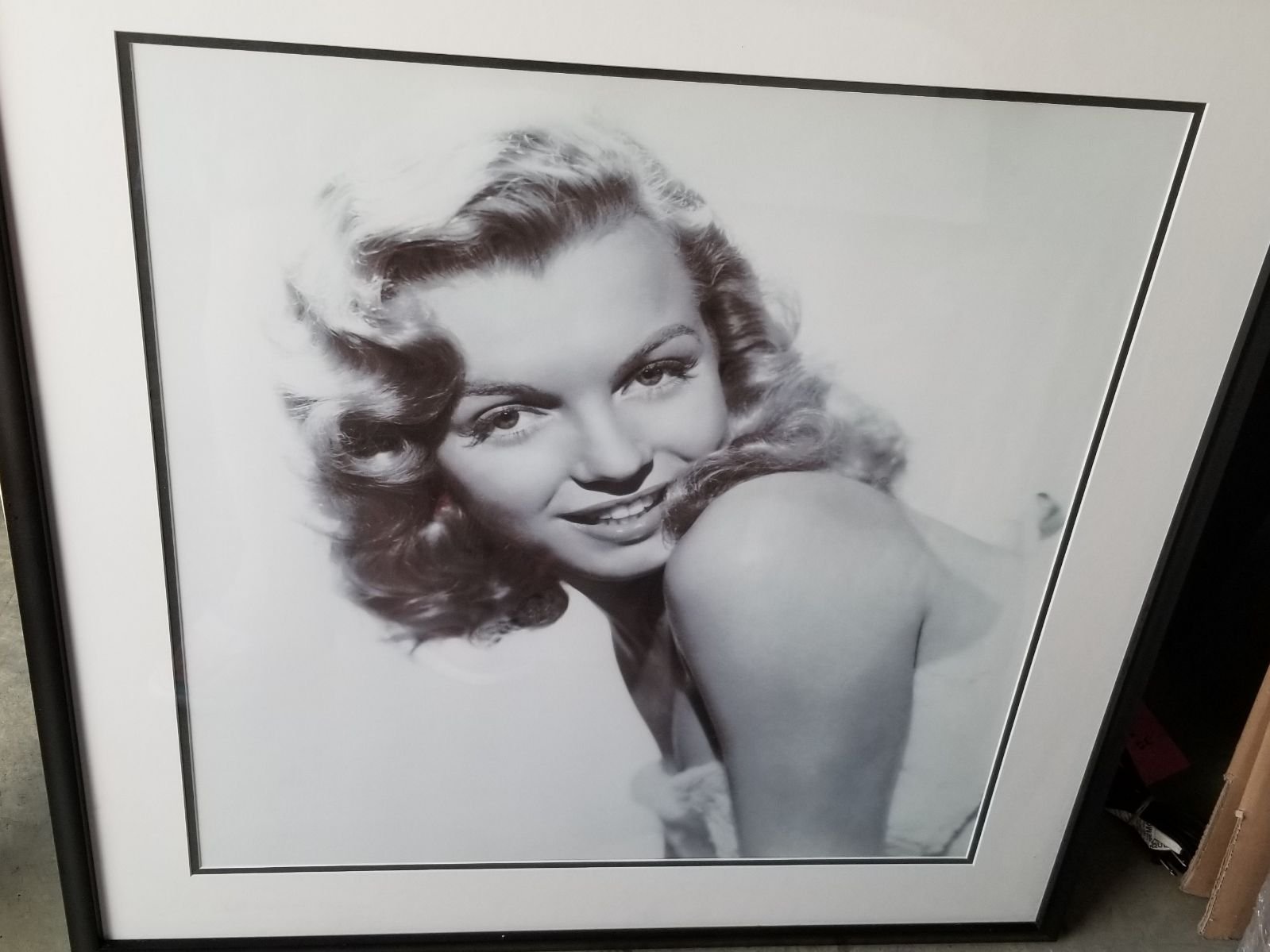 MARILYN MONROE GLAM HOLLYWOOD B&W