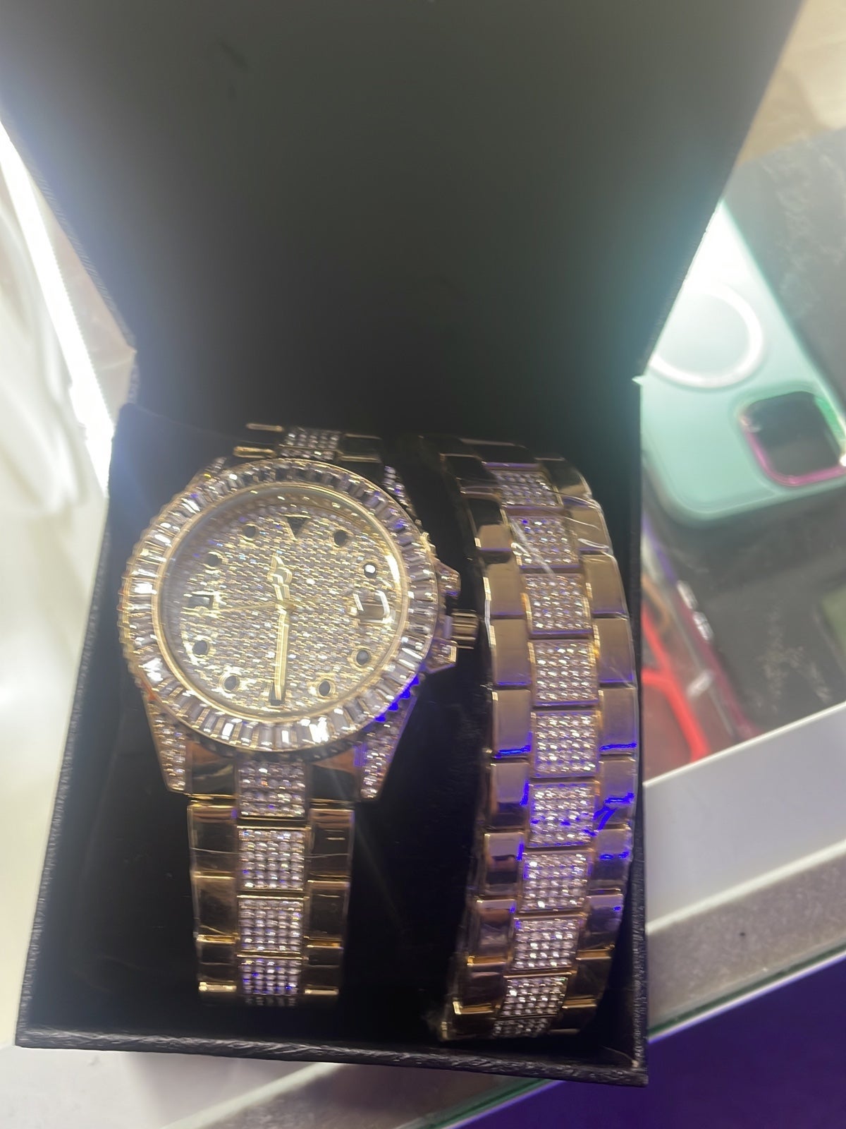 Golden Diamond Watch
