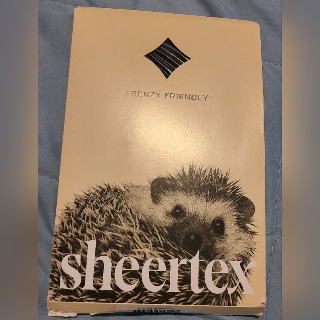 Sheertex Frenzy Friendly Backseam Classic Sheer Tights 2XL BLACK NEW SEALED