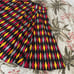 NWOT pinup couture harlequin skirt - red & yellow