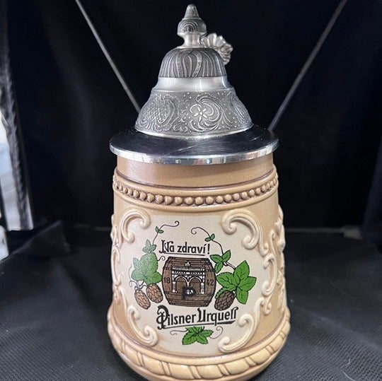 Edice BM & MM Pilsner Urquell Ceramic Beer Stein