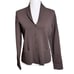 EILEEN FISHER Brown Italian Yarn CARDIGAN SWEATER Women's Button Front Medium