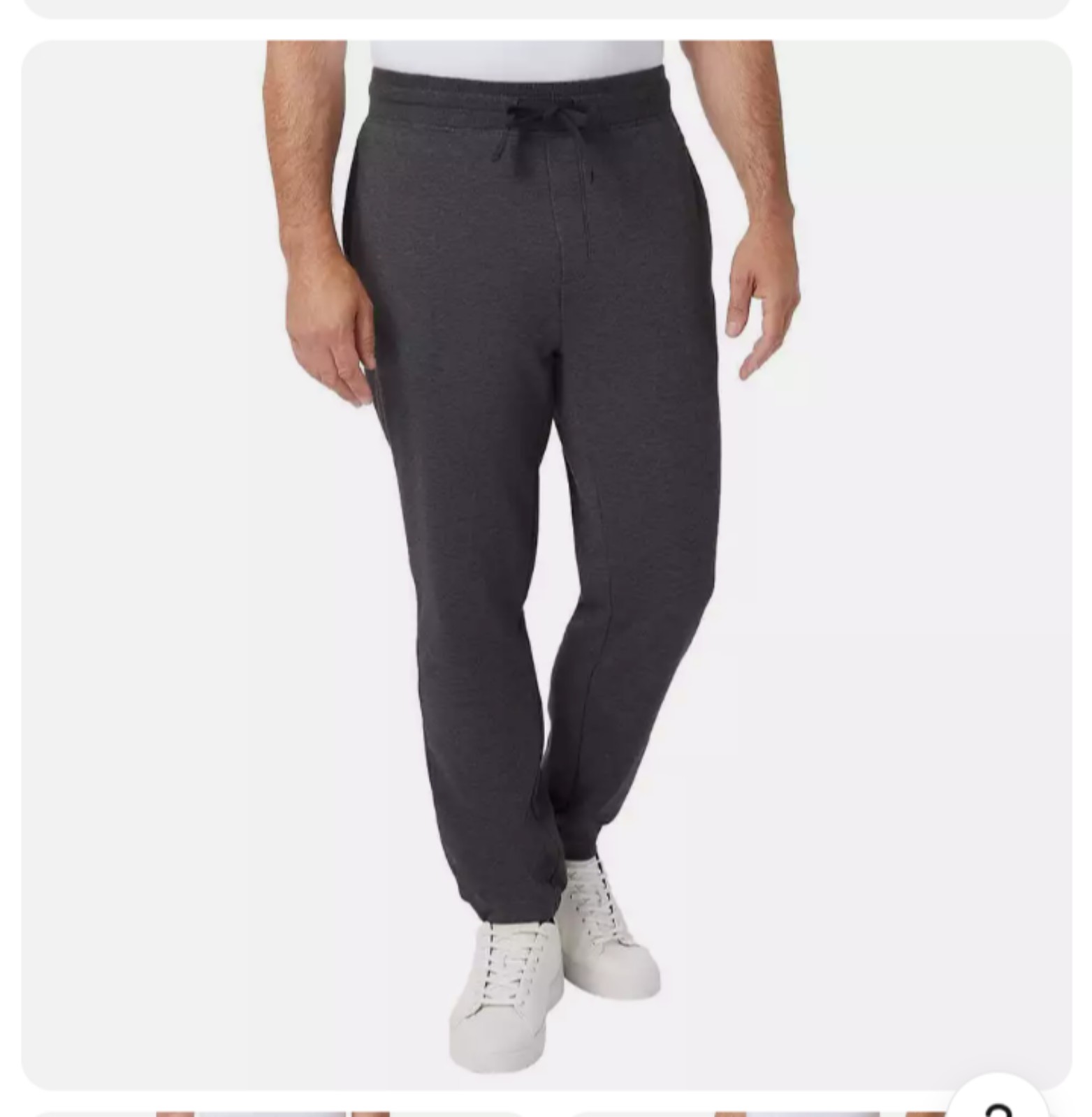 32 Degrees heat men's French terry joggers