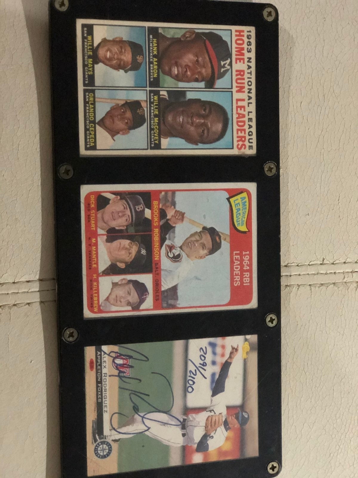 Vintage baseball cards