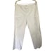 Escada Sport White Pants with Black Side Stripe XXL/ 16/ eu 44