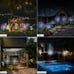 Solar Garden Lights Outdoor Waterproof, 2 Pack 120 LED Solar Firework Lights
