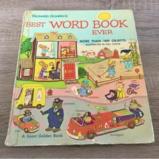 1969 Best Word Book Ever- A Giant Golden Book (Large)