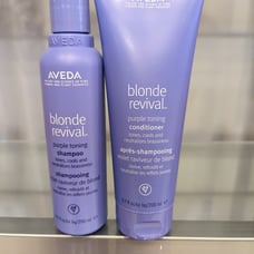 Aveda Blonde Revival Purple Toning Shampoo & Conditioner 6.7 oz. Each – New
