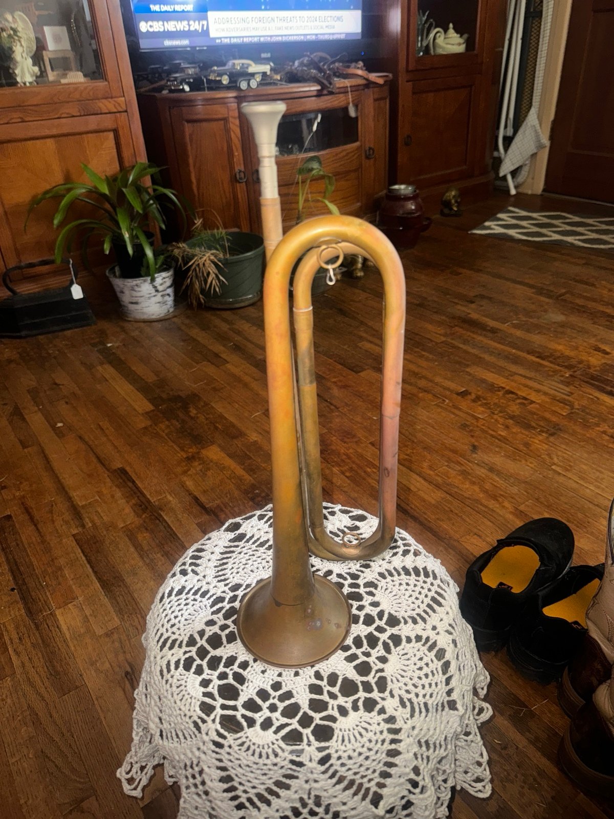 Vintage Antique world War 1 NextCraft Bugle
