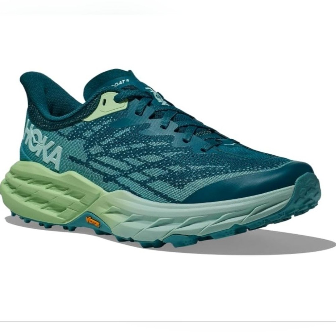 NEW HOKA Speedgoat 5 Deep Lagoon Ocean Mist Sneaker Women 8 B 40 or Men 6.5 B