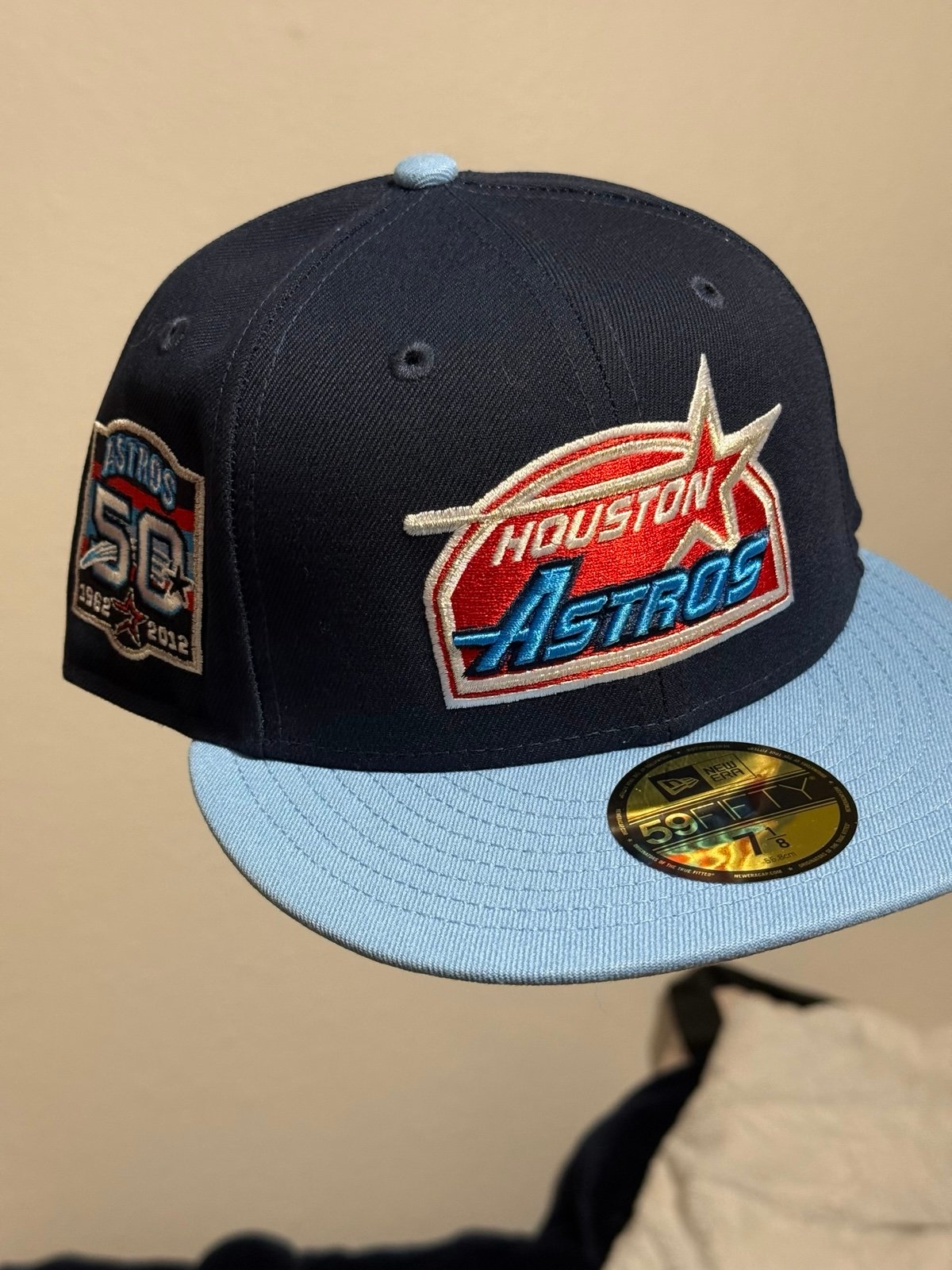 New Era Houston Astros Size 7 1/8 Fitted Exclusive Cool Fashion