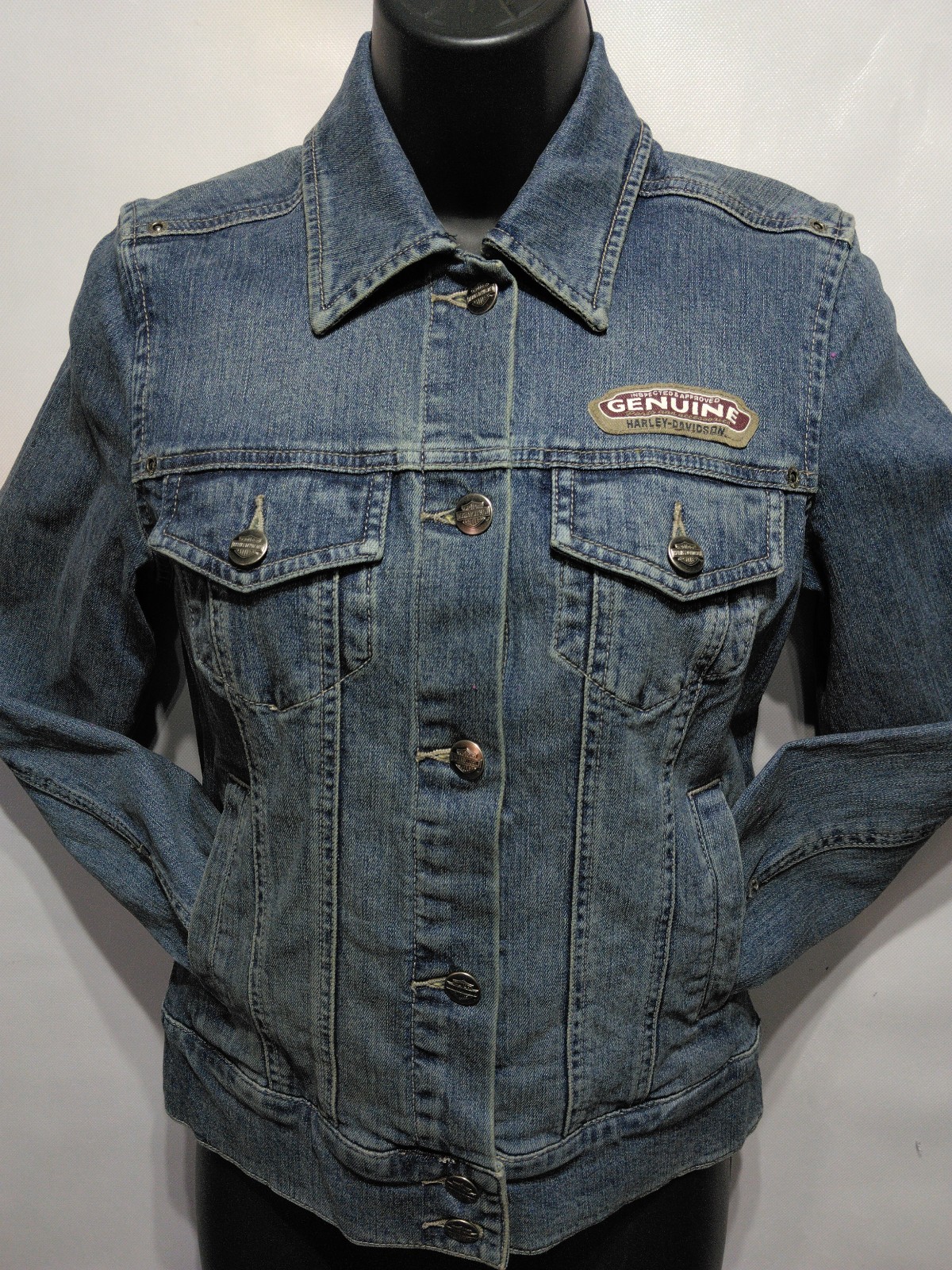 Harley Davidson Denim Button up Women's Jacket