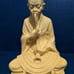 Vintage 1968 Signed Italian Sandstone Asian Musician Couple Bookends