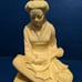 Vintage 1968 Signed Italian Sandstone Asian Musician Couple Bookends