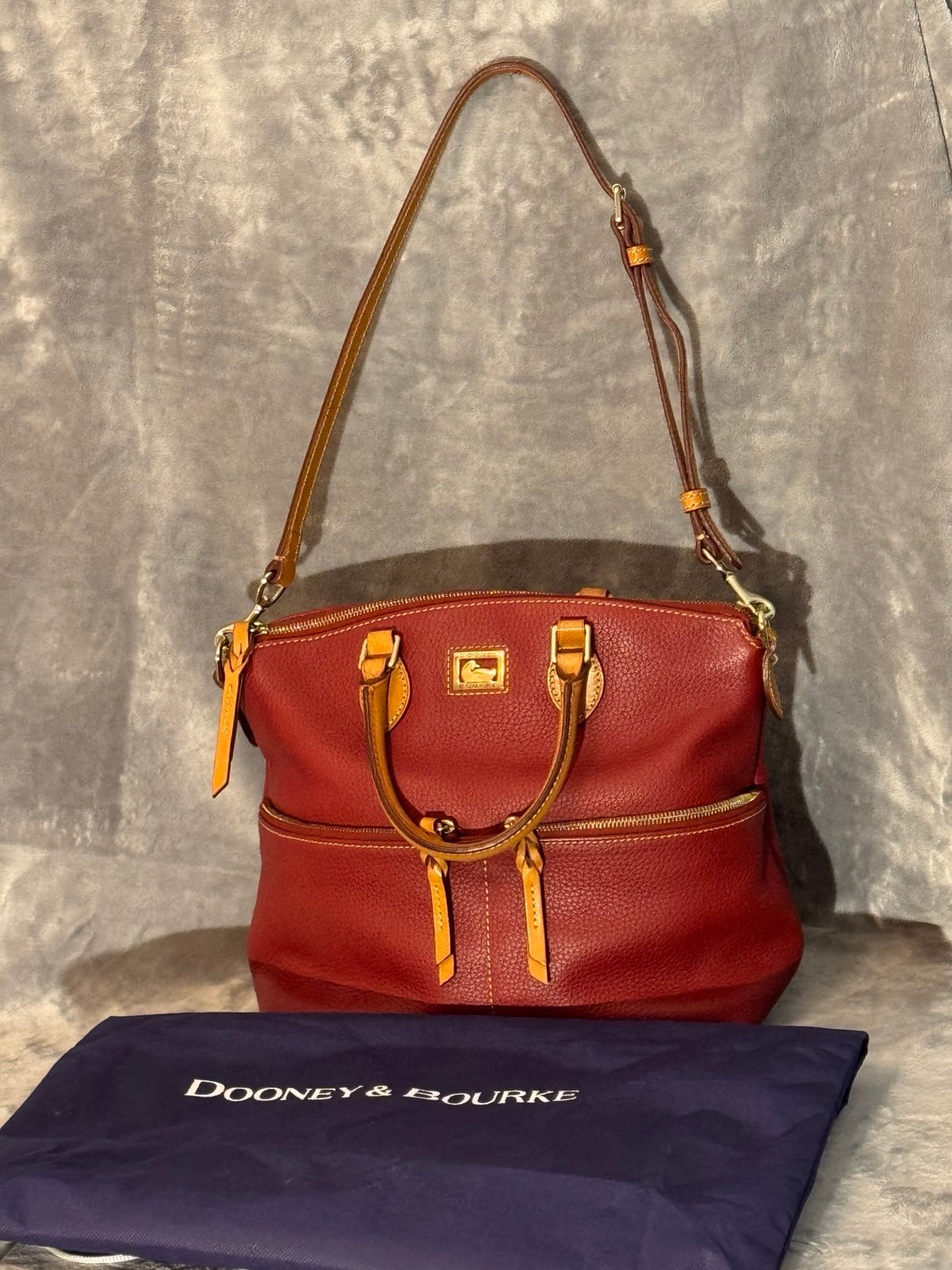 Dooney & Bourke Dillon Double In color Cranberry