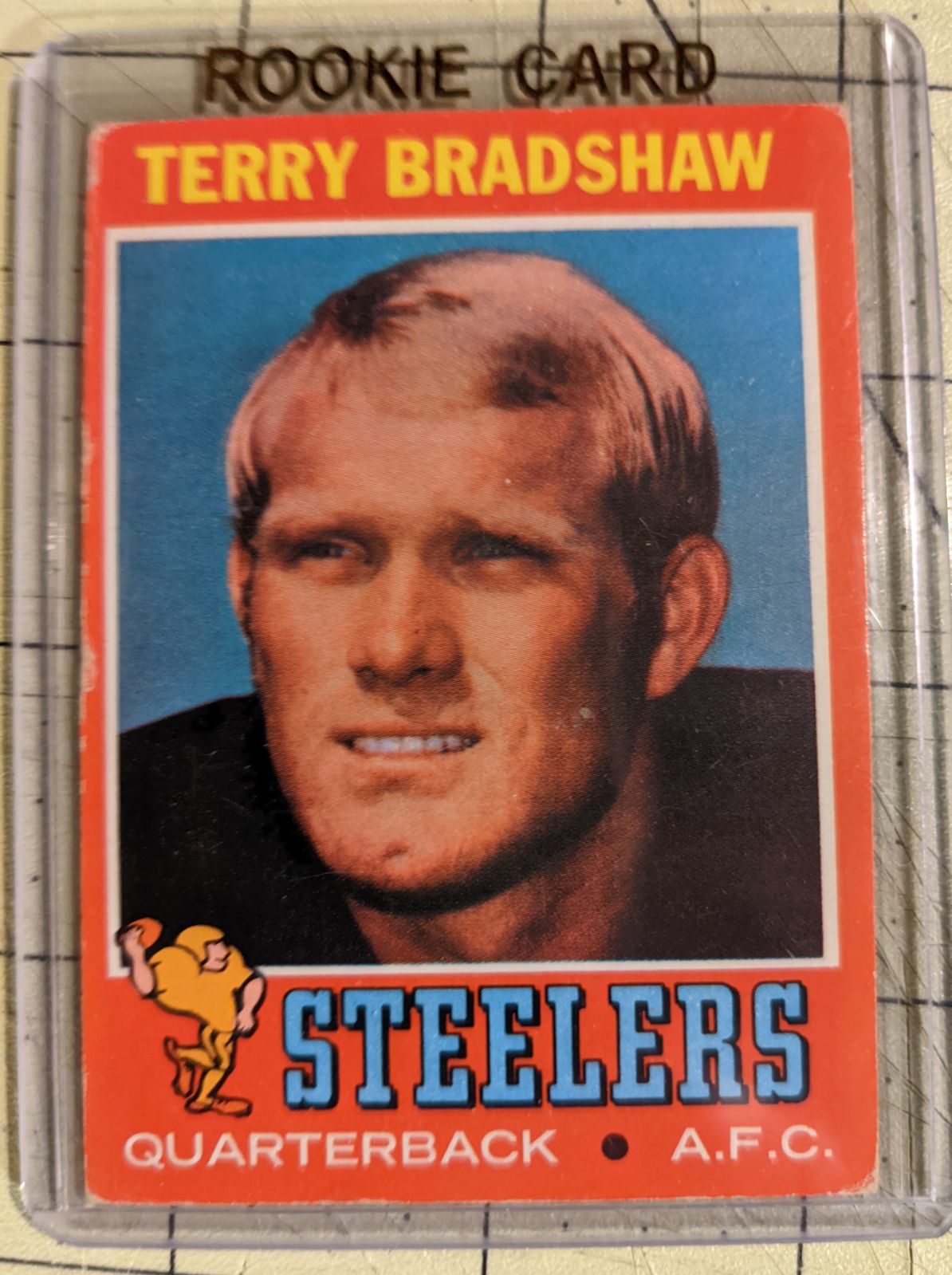 Terry Bradshaw 1970 and 1971 cards