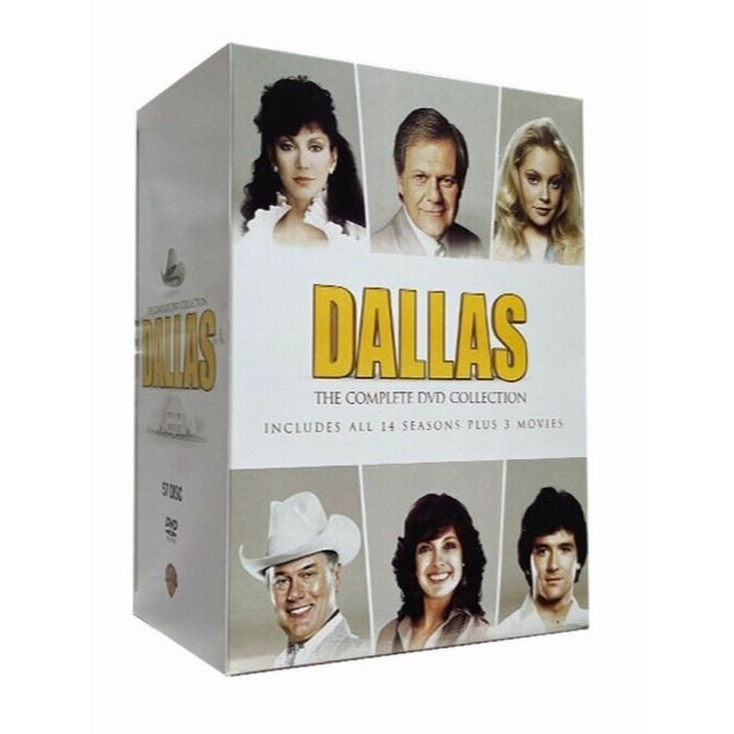 Dallas Complete Series Season 1-14 (DVD 57-Discs Box Set) + 3Movies US Seller