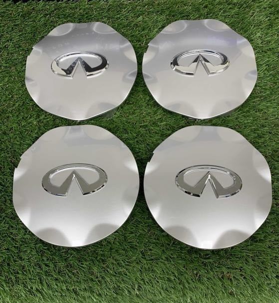 4PCS INFINITI FX35 FX45 Q45 WHEEL CENTER CAP HUBCAP HYPER GRAY 03-08
