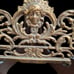 PAIR Figural Antique Victorian Brass Decor Styled on Plate Holders