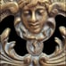 PAIR Figural Antique Victorian Brass Decor Styled on Plate Holders