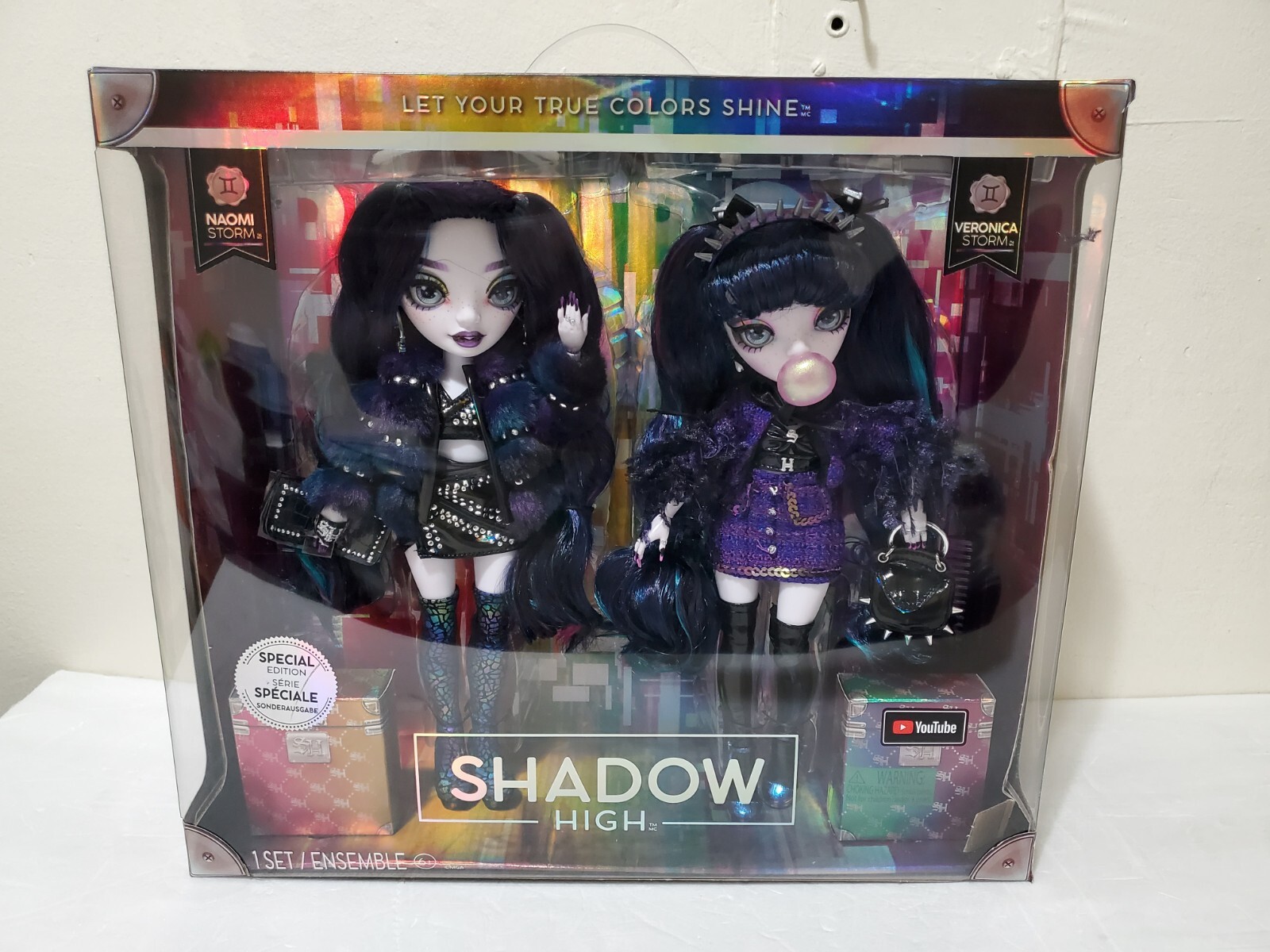 Rainbow High Shadow High Naomi Storm & Veronica Storm Doll 2-Pk Special Edition
