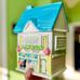 Vintage Tea Shop Storefront Collectible Cottagecore Kitchen Cookie Jar Art