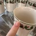 Vintage Holiday Mugs in Noel Pattern by China, Christmas Holly Dishes S/8