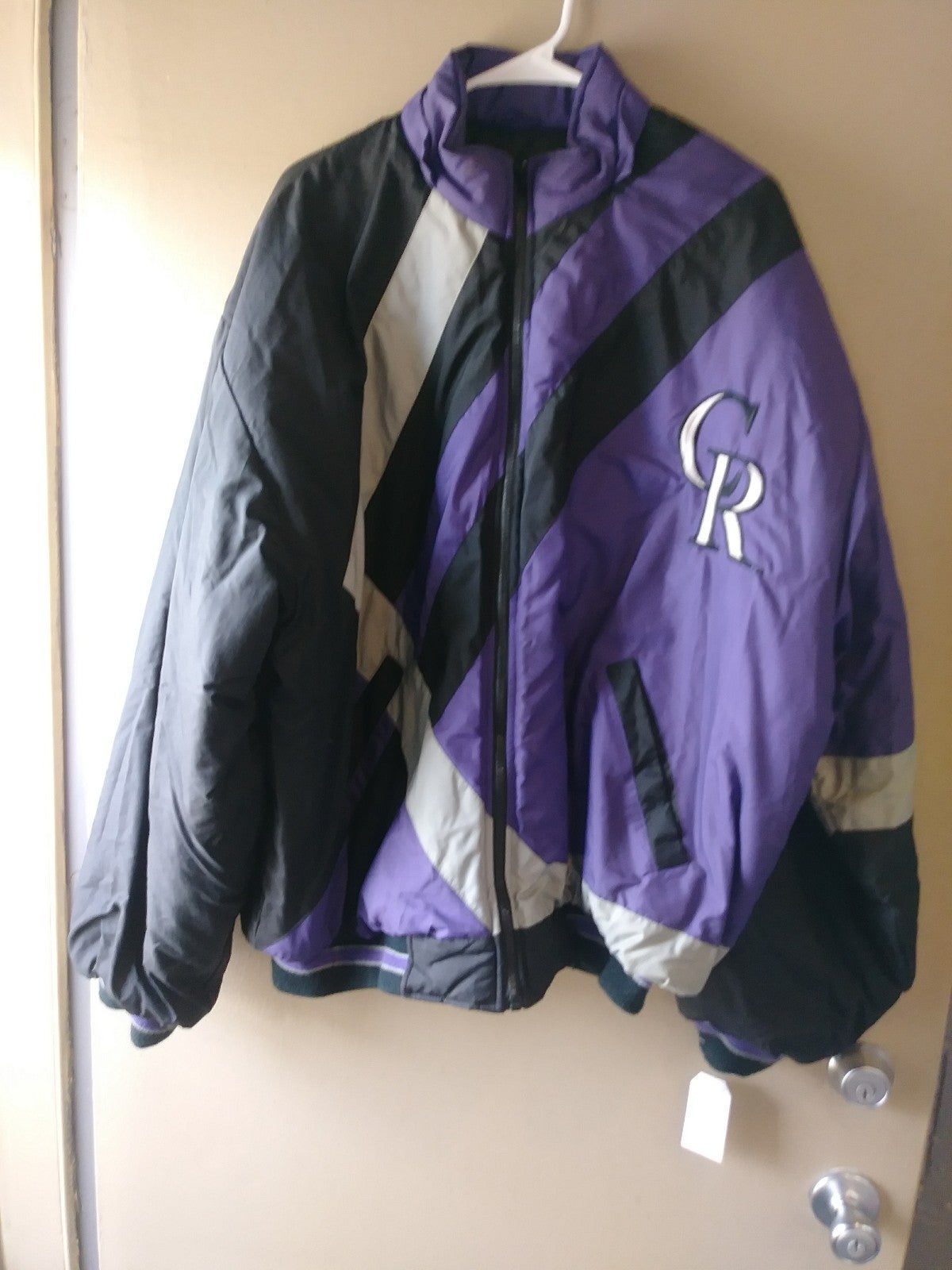 Vintage colorado rockies bomber jacket made by felco xlxl