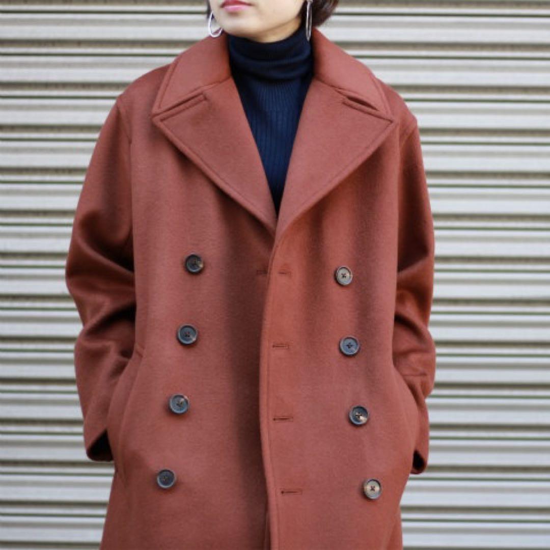 AURALEE (オーラリー) BEAVER MELTON LONG P-COAT