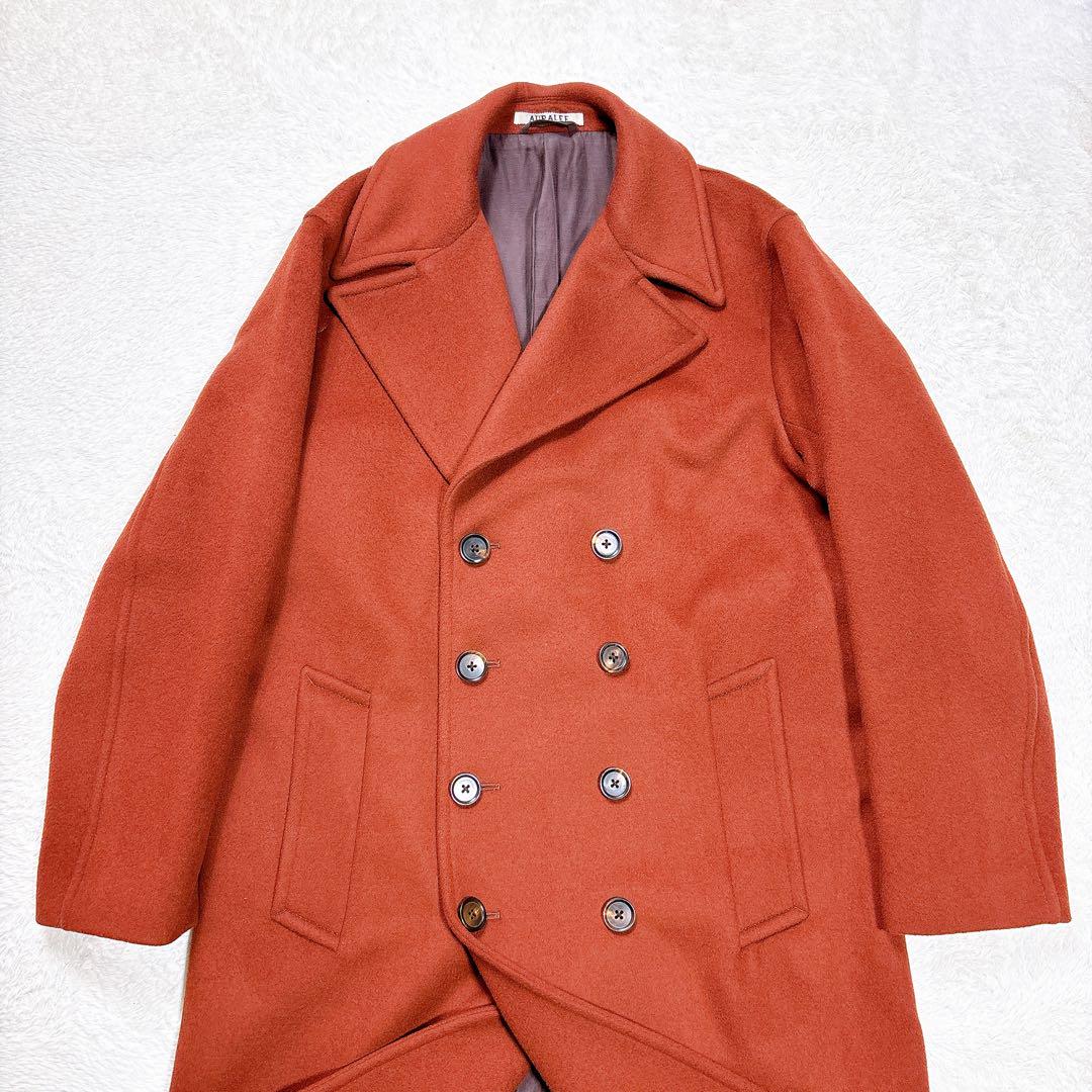 AURALEE (オーラリー) BEAVER MELTON LONG P-COAT