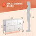 Dresser with 5 Drawers, Dressers for Bedroom, Fabric Storage Tower