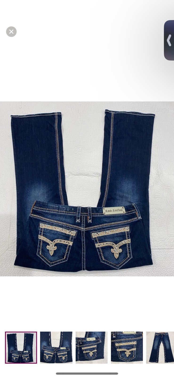 Rock revival Sherry Easy Boot jeans Size 34
