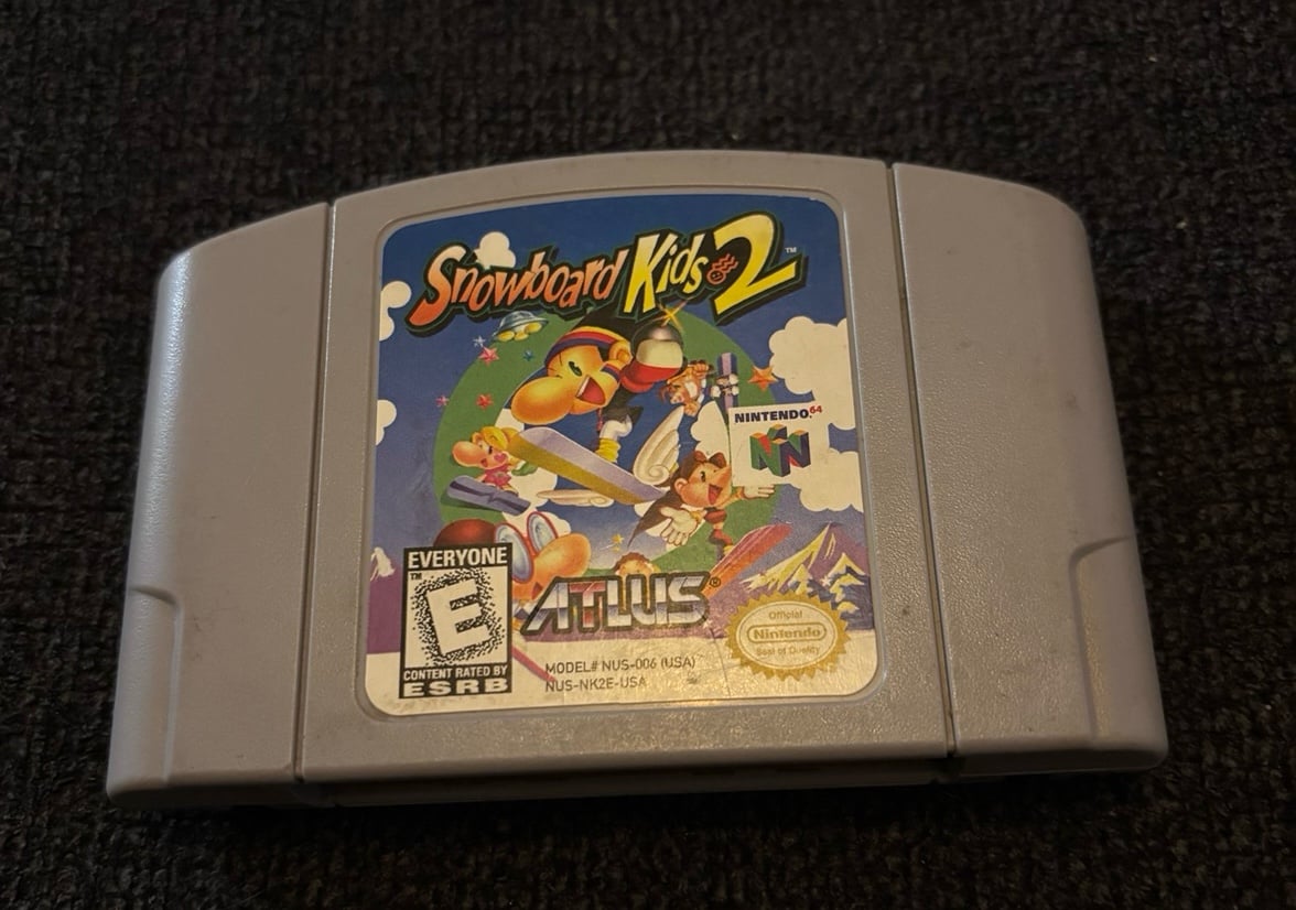 Nintendo 64 Snowboard Kids 2 N64 Nintendo 64 Authentic Cartridge.