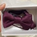 Amtetliebe Burgundy Striped Bow Tie