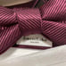 Amtetliebe Burgundy Striped Bow Tie