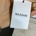 NAADAM Cream Ribbed Open Back Turtleneck Sweater Sz xSmall minimalist preppy