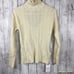 NAADAM Cream Ribbed Open Back Turtleneck Sweater Sz xSmall minimalist preppy