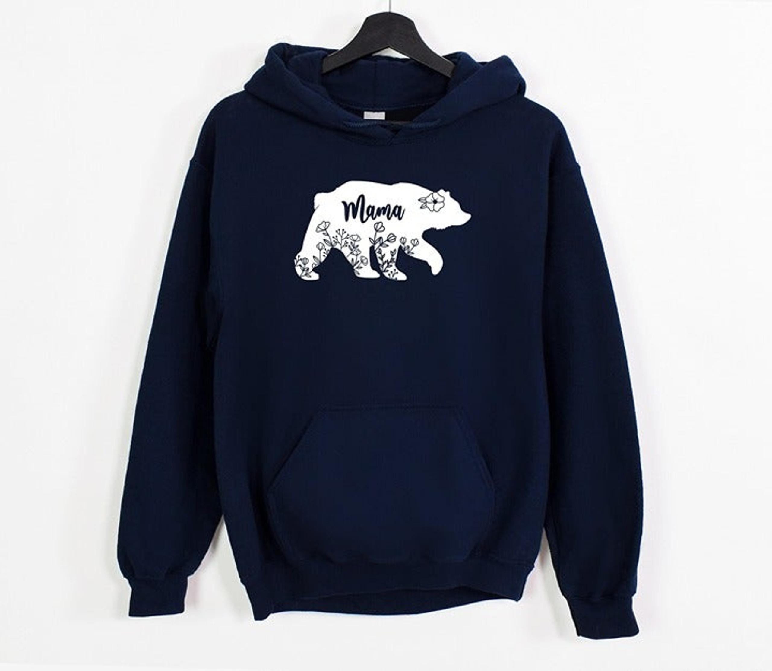 Floral Mama Bear Hoodie (2)