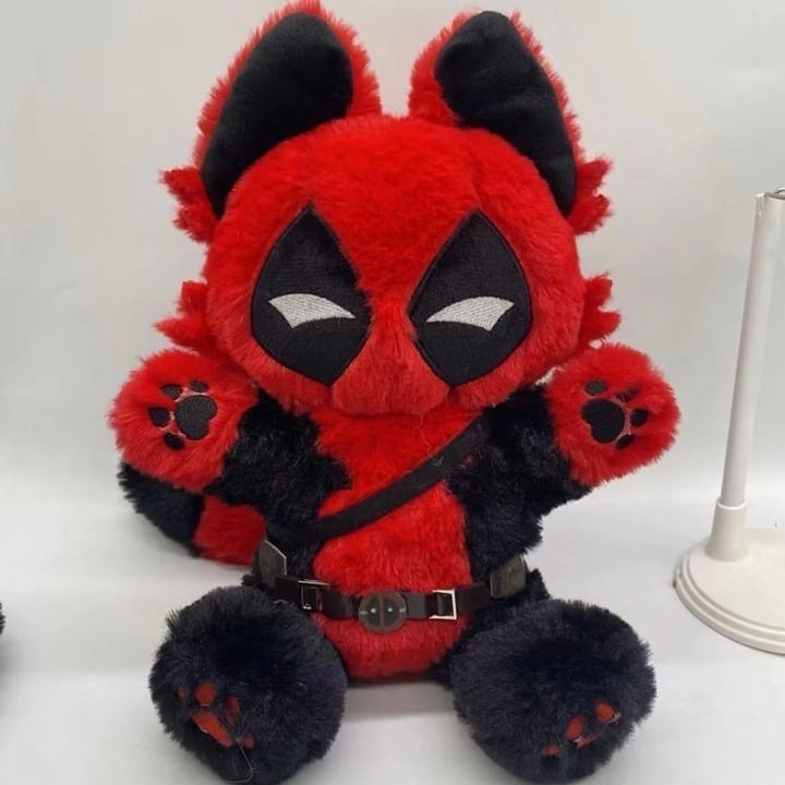 Original Deadpool Cat Plush Dolls Cotton Doll Cute