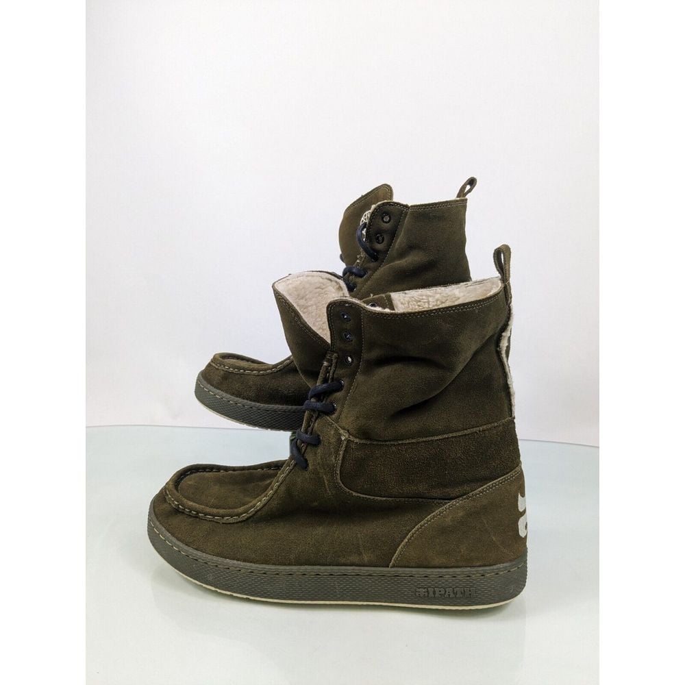 IPATH Skateboard Skate Shoes Boots Green Shearling Size US 16 Rare