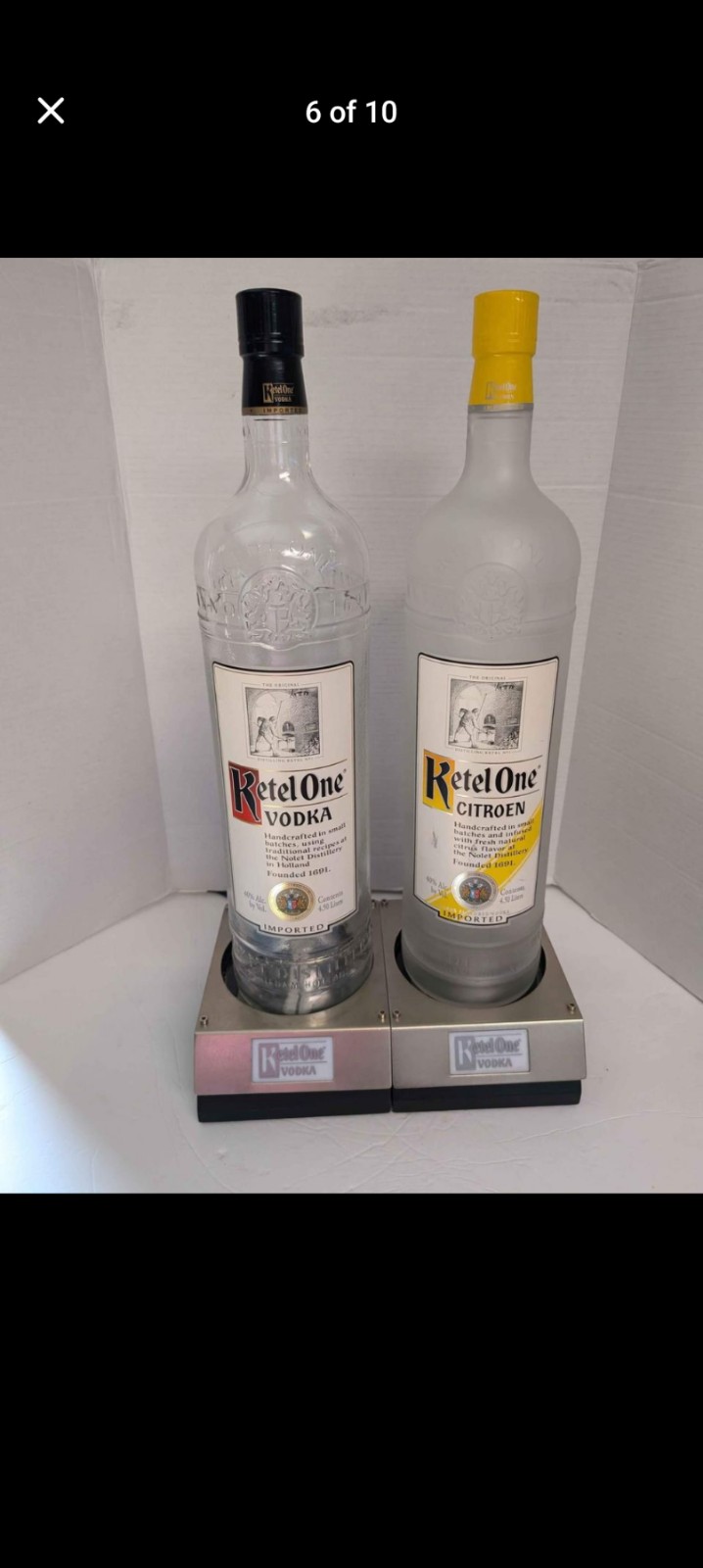 GIGANTIC EXTRA LARGE/EXTRA TALL 4.5 Liter Bottle with Display Light .YOUR CHOICE