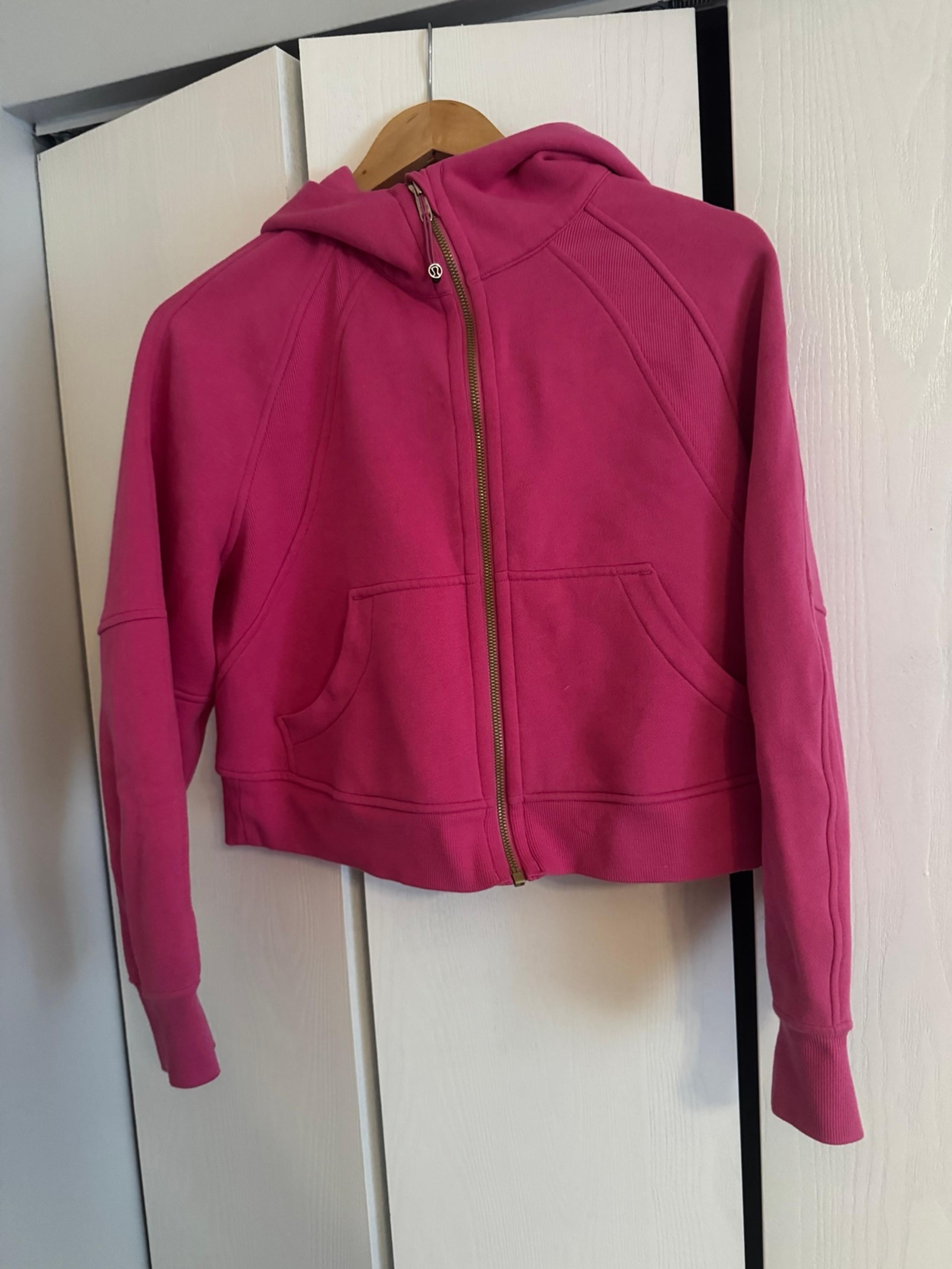 Full Zip Lululemon Scuba Cropped Sweatshirt