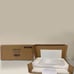 NEW Modern Bathroom Floor Storage Cabinet with Adjustable Shelf and Double Door
