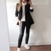 Mango faux leather look pants XS black 49.99