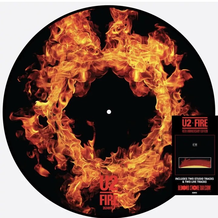 U2 Fire 12 EP ~ RSD 2021 ~ Ltd Ed Picture Disc ~ Brand New!