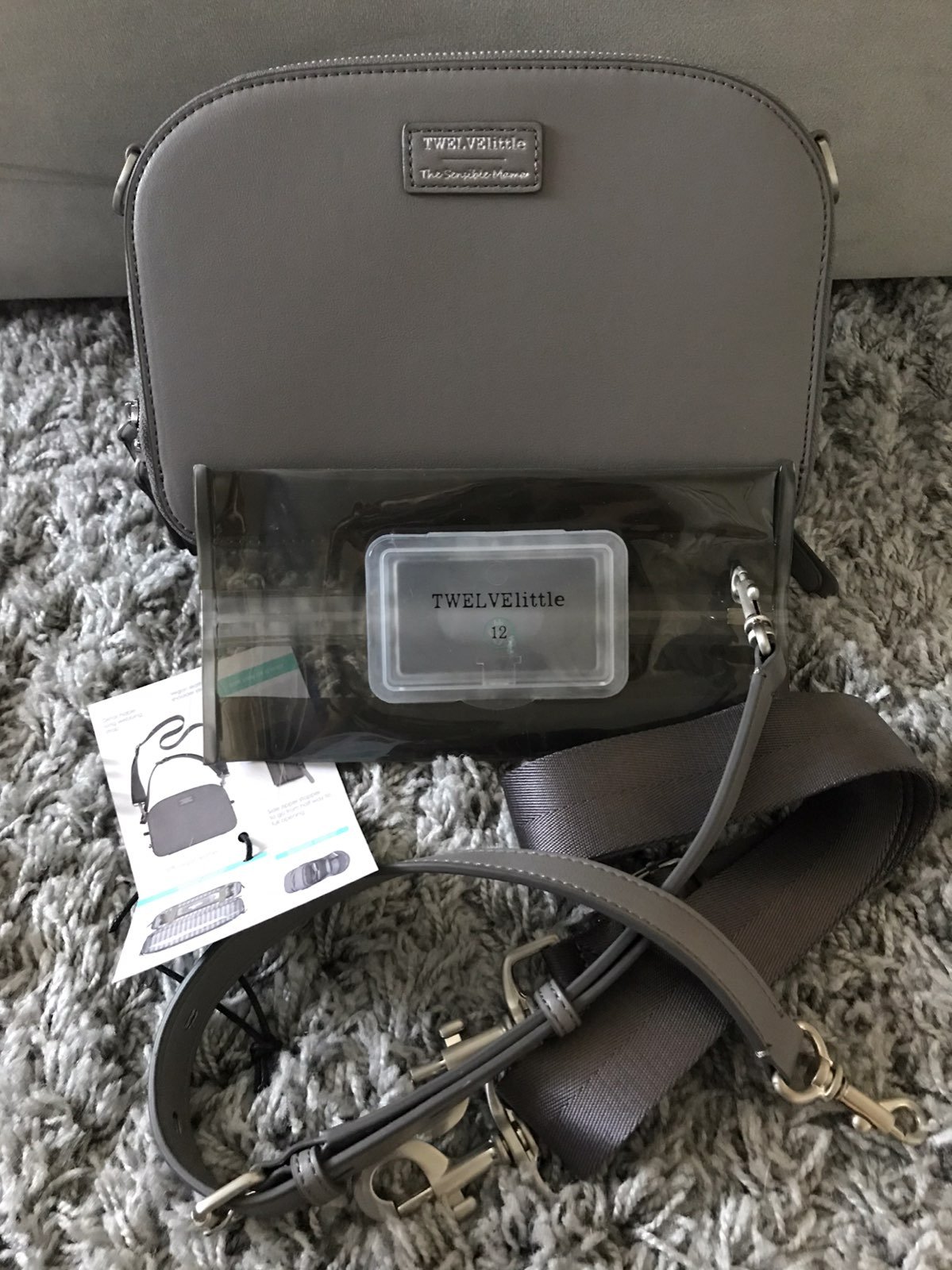 Twelvelittle The Sensible Clutch Grey