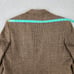 Calvin American Jacket Mens Size L46 Lambswool Cashmere Woolmark Brown Blazer