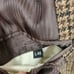 Calvin American Jacket Mens Size L46 Lambswool Cashmere Woolmark Brown Blazer